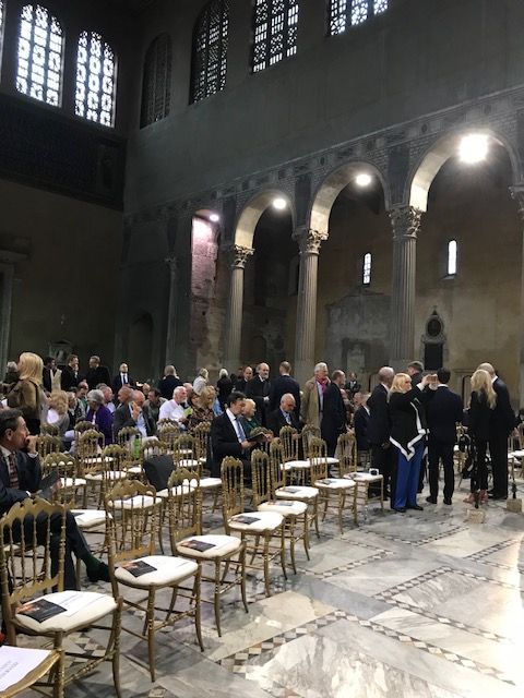 ‍Die Basilika Santa Sabina all’Aventino, eine römisch-katholische Kirche die auf dem Aventin-Hügel liegt