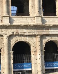 Peace Run in Colosseum, Rom