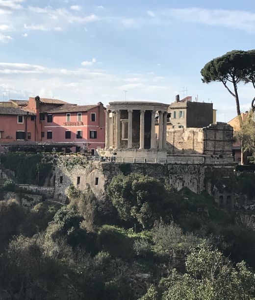 das Akropolis von Tivoli und seine einzigartigen archäologischen Überreste.