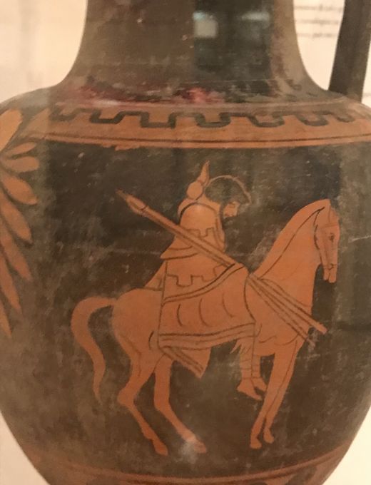 Falsche italische rotfigurige Amphora aus dem 4.Jahrhundert v.Ch.